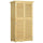 Meuble de rangement de jardin mobile 87x46,5x160 cm en bois