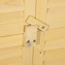 Armadio Mobile Portaoggetti da Giardino 87x46,5x160 cm in Legno 