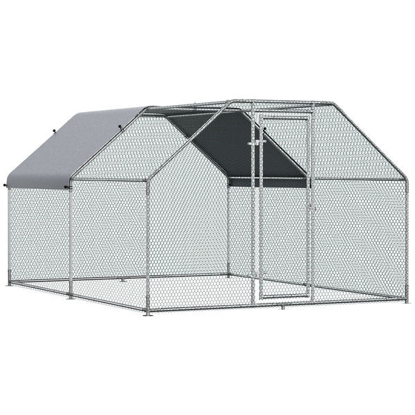 Cage extérieure galvanisée pour animaux 2,8x3,8x1,95 m online