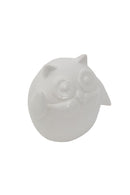 Gufo Porcellana Hello 9,5x6,5x8,5 cm Porcellana Bianco