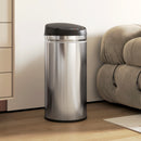 Pattumiera da 42L 30,5x30,5x68 cm con Sensore di Movimento in Acciaio Inox   