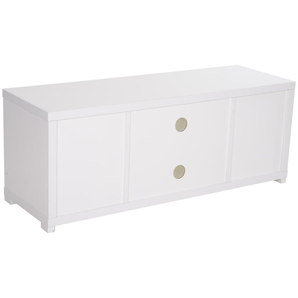 acquista Meuble TV avec compartiments en bois 120x40x47 cm Blanc