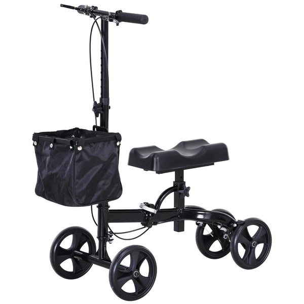prezzo Genouillère Pliable 4 Roues Noir