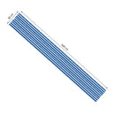 Telo Ombreggiante da Giardino in HDPE 5x0,9 m  Righe Bianco e Blu