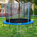 Trampolino Elastico Ø366 cm con Rete di Sicurezza e Pali Imbottiti  J-More