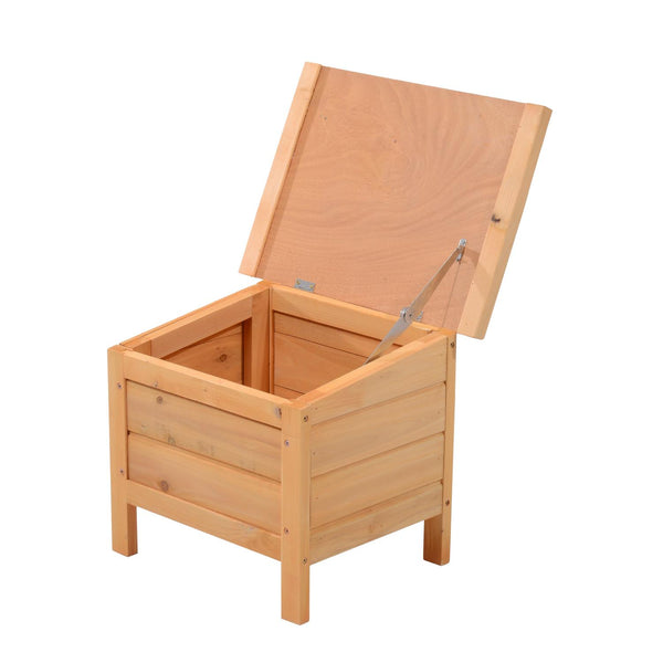 Boîte de jardin conteneur porte-outils en bois 45x33x36 cm boîte prezzo