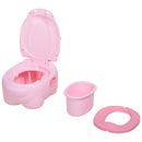 Vasino per Bambini Antiscivolo Ippopotamo  Hippoo Rosa