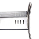 Barbecue a Carbone Carbonella in Acciaio Portatile 63x44x80 cm  Akela