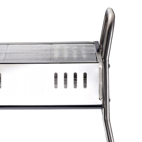 online Barbecue à Charbon Charbon Acier Portable 63x44x80 cm Akela