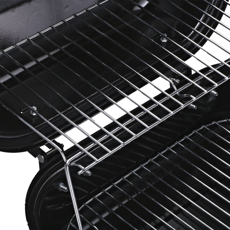 Barbecue a Carbone Carbonella Portatile da Tavolo 45x42x33,5 cm  Tiny