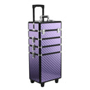 Trolley per Estetista Make Up Trucchi in Alluminio 33,5x23x95 cm  Jam