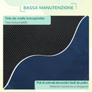 Brandina Pieghevole per Cani 76x61x18 cm  ComfyPet Blu