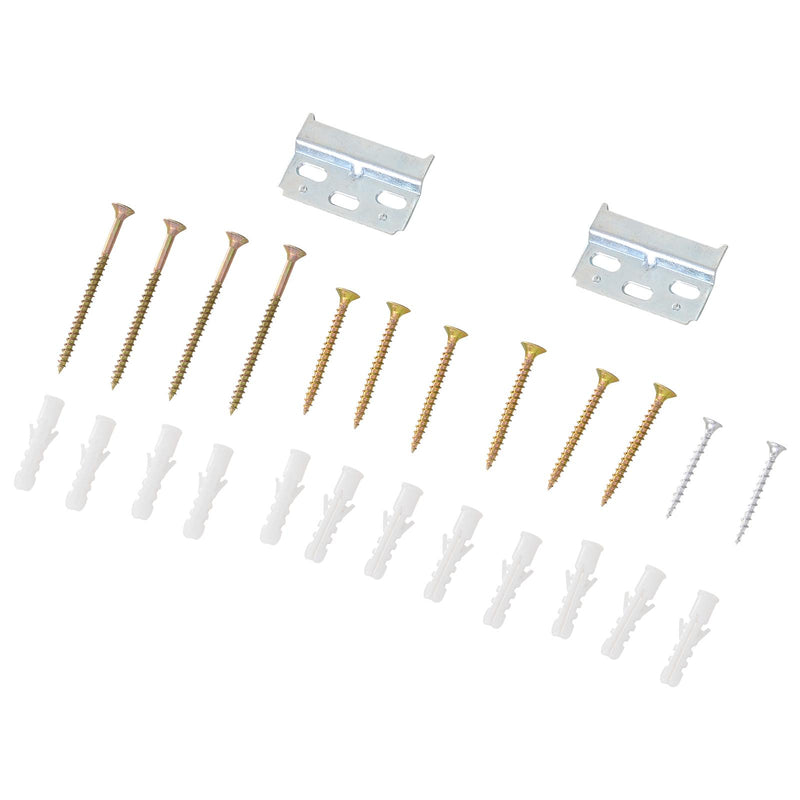 Mobile Bagno Sospeso 60 cm a 2 Cassetti 1 Specchio 1 Colonna  Montana Rovere