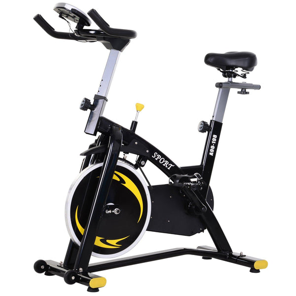 Vélo d'Appartement Résistance Magnétique Snooze Noir et Jaune sconto