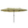 Parasol de jardin double toit 4,6x2,7m Roland Ecru
