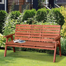 Panchina da Giardino 3 Posti Convertibile 160x70x85 cm  MechSeat Abete