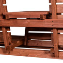 Panchina da Giardino 3 Posti Convertibile 160x70x85 cm  MechSeat Abete