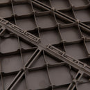 Set 9 Mattonelle a Incasto Effetto Legno 30x30x2 cm  Deck Marrone