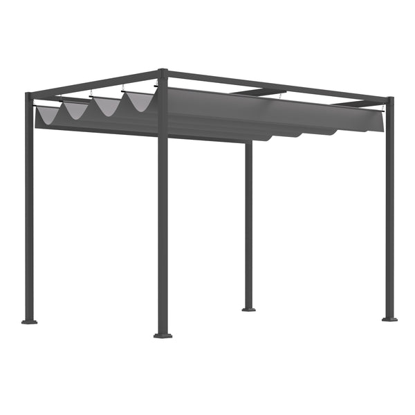 Pergola de jardin 298x213x222 cm toile coulissante Hype online
