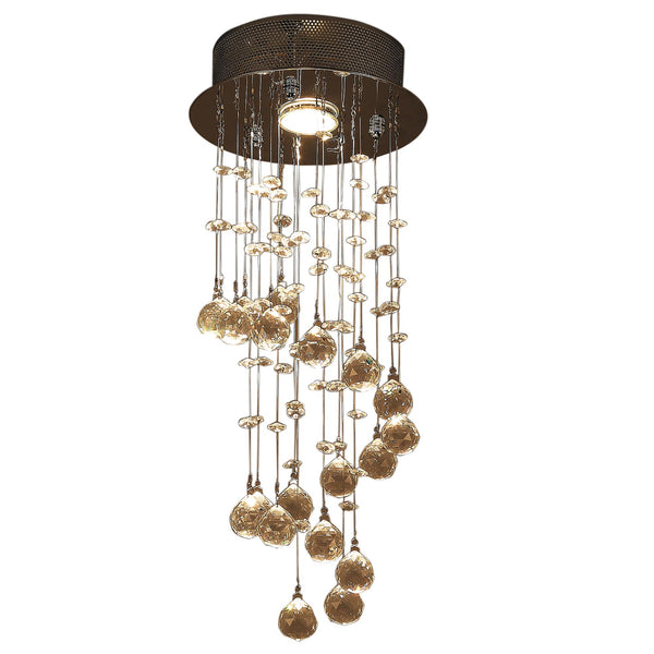 acquista Lustre Suspension Cristal 20x48 cm Malin