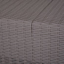 Set da Giardino Divano 2 Poltrone 1 Tavolino  Friendly Grigio