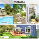 Set Tavolo 2 Sedie da Giardino Pieghevoli  Small Nero