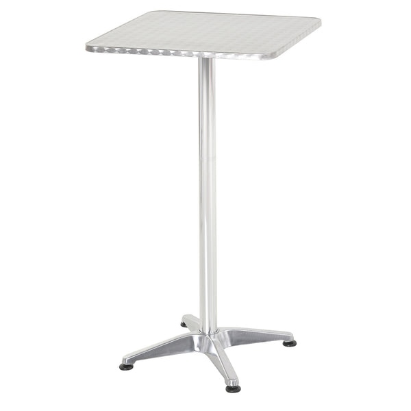 online Table de Bar en Acier Inoxydable 60x60 cm Break
