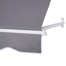Tenda da Sole Avvolgibile 70x122 cm  Gelso Grigio