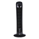 Ventilatore a Colonna Oscillante 45W 27x27x75 cm  WindPlus Nero