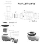 Piatto Doccia in Pietra Bonussi Manila Moka Varie Misure