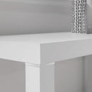 Consolle Allungabile H75x90x50/300 cm Rizzetti Adige Bianco Pori Aperti