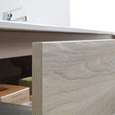 Mobile Bagno Sospeso Lavabo 2 Cassetti + LED 30 cm Rizzetti Malib