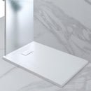 Piatto Doccia 70x160 cm Effetto Pietra Rizzetti Muse Ardesia Bianco