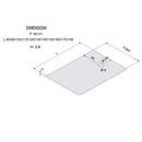 Piatto Doccia Effetto Pietra Rizzetti Muse Ardesia Marrone Varie Misure