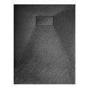 Piatto Doccia 70x150 cm Effetto Pietra Rizzetti Muse Ardesia Nero