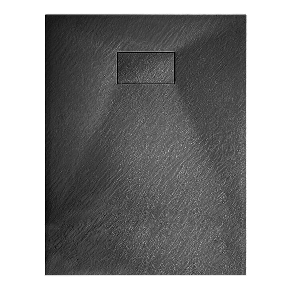 prezzo Receveur de douche effet pierre Rizzetti Muse Slate Black Différentes tailles