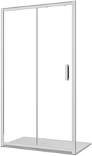 Porta Doccia in Cristallo Trasparente 6mm H185 Rizzetti Jay 100 cm