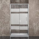 Porta Doccia 120 cm in Cristallo Serigrafato 6mm H185 Rizzetti Vertex