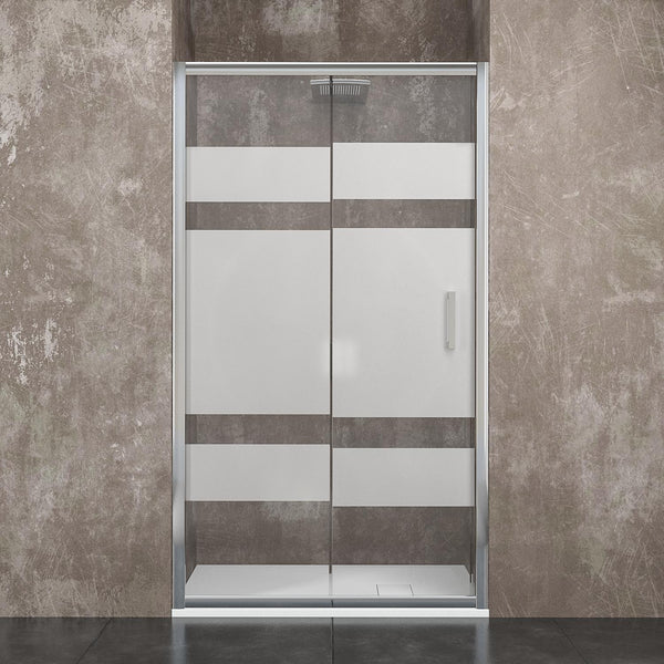 acquista Porte de douche en cristal sérigraphié 6mm H185 Rizzetti Vertex Différentes tailles