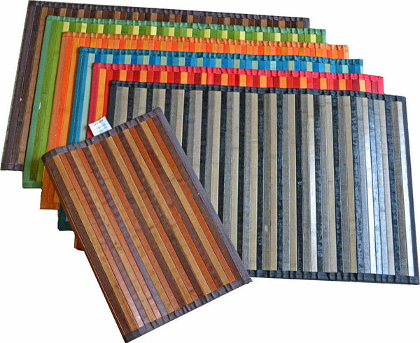 online Rizzetti Easy Tapis en Bambou Marron Différentes Tailles