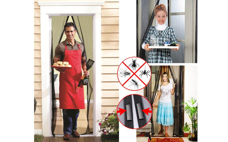 Tenda Zanzariera Magnetica 18 Magneti Rizzetti Magmore Varie Misure