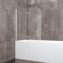 Sopravasca 100 cm in Cristallo Trasparente 6mm H140 Rizzetti Laze