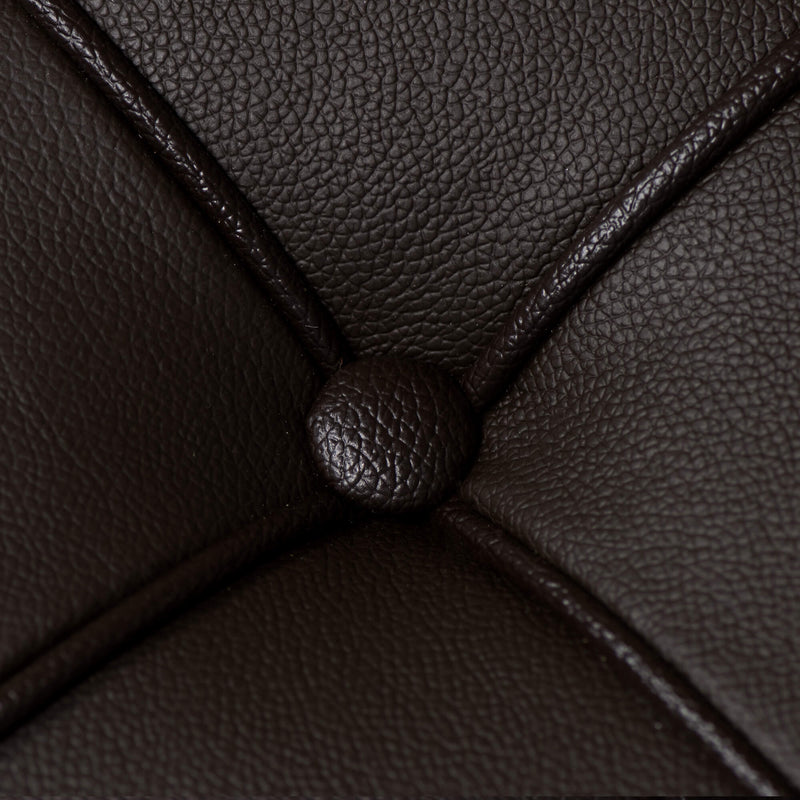 Divano 3 Posti in Similpelle Rizzetti Eloise Eco Marrone