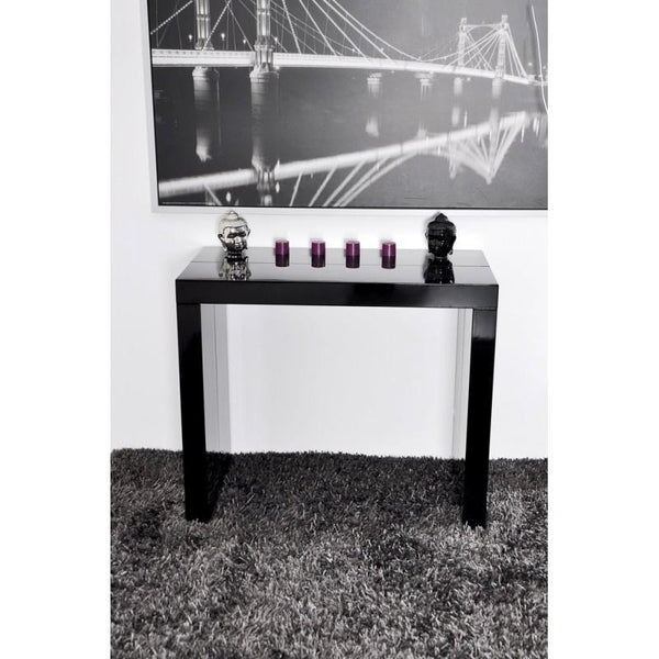 Console Extensible H75x95x45/300 Rizzetti Majestic Noir Brillant acquista