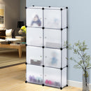 Armadio Guardaroba Modulare 9 Cubi Rizzetti Cube Bianco