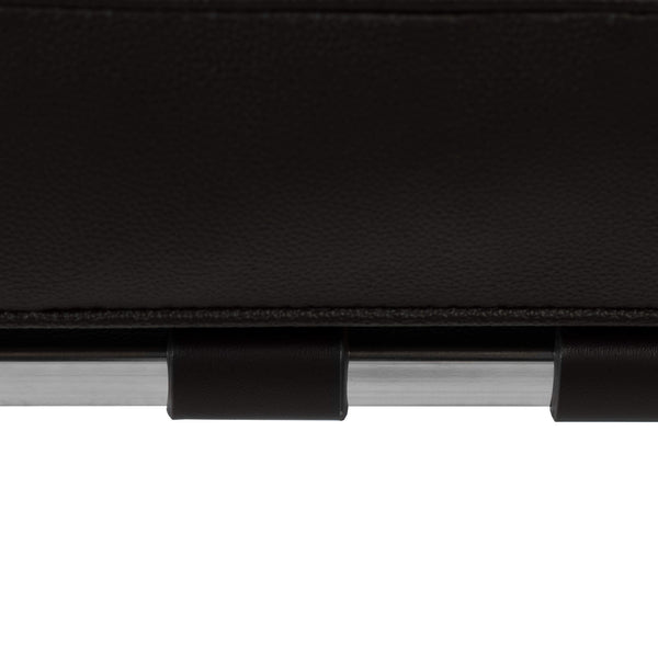 sconto Fauteuil 1 Place en Simili Cuir Rizzetti Dalilah Marron