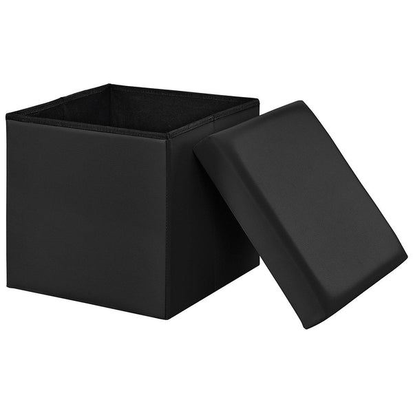 Pouf Banc de Rangement avec Couvercle Rizzetti James Noir online