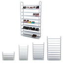 Scarpiera Salvaspazio in Metallo e TNT 10 Ripiani Rizzetti Myshoes 10 Grigio