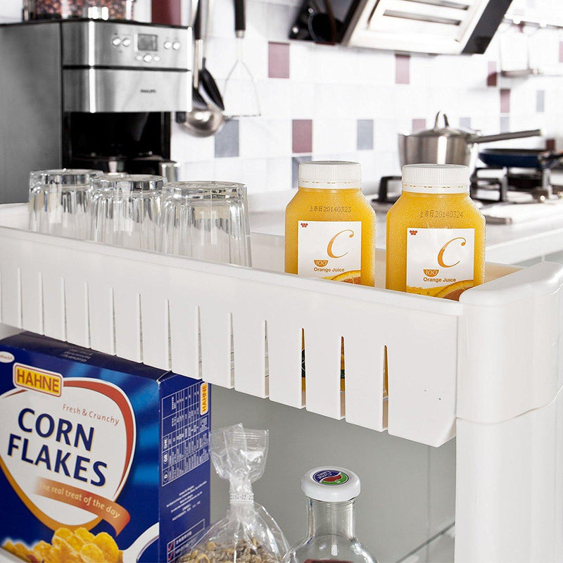 Carrello da Cucina in Polipropilene 54x12,5x103 cm 4 Ripiani Rizzetti Tiny