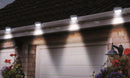 Lampada Solare per Esterno da Grondaia Colore Bianco Rizzetti Tech